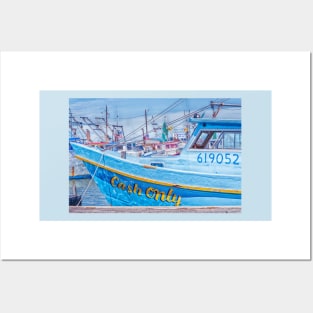 Ca$h Only - Fishing Boat Posters and Art